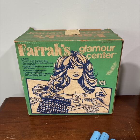 Farrah's Glamour Center 1977 Mego "Beauty Head" Vintage Farrah Fawcett AS SHOWN - Picture 10 of 13